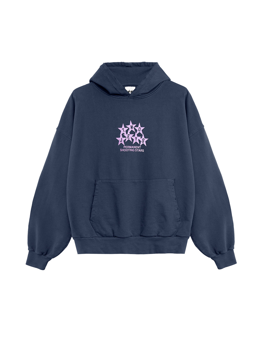Permanent Shooting Stars Hoodie Blue - Pink – front view