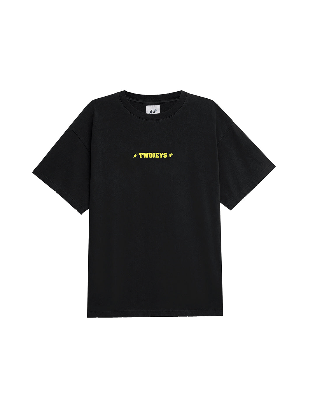Single Stars Tee Black
