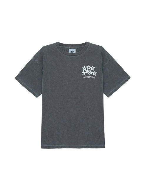 Permanent Shooting Stars Tee Ash – front view
