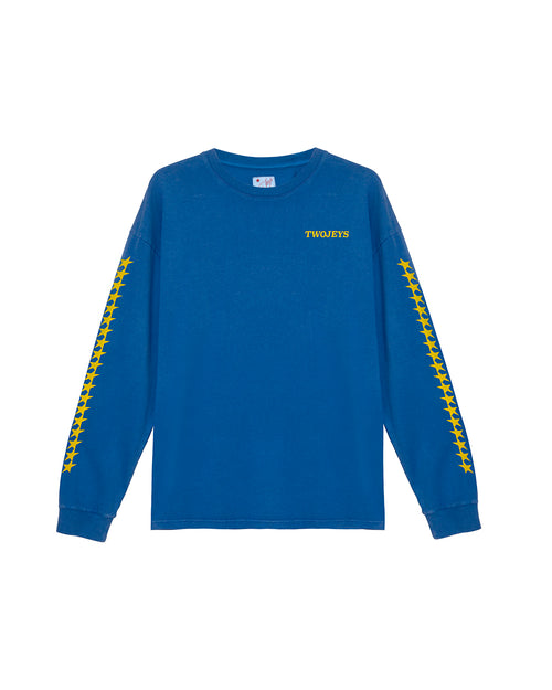 Starline Long Sleeve Tee Royal Blue – front view