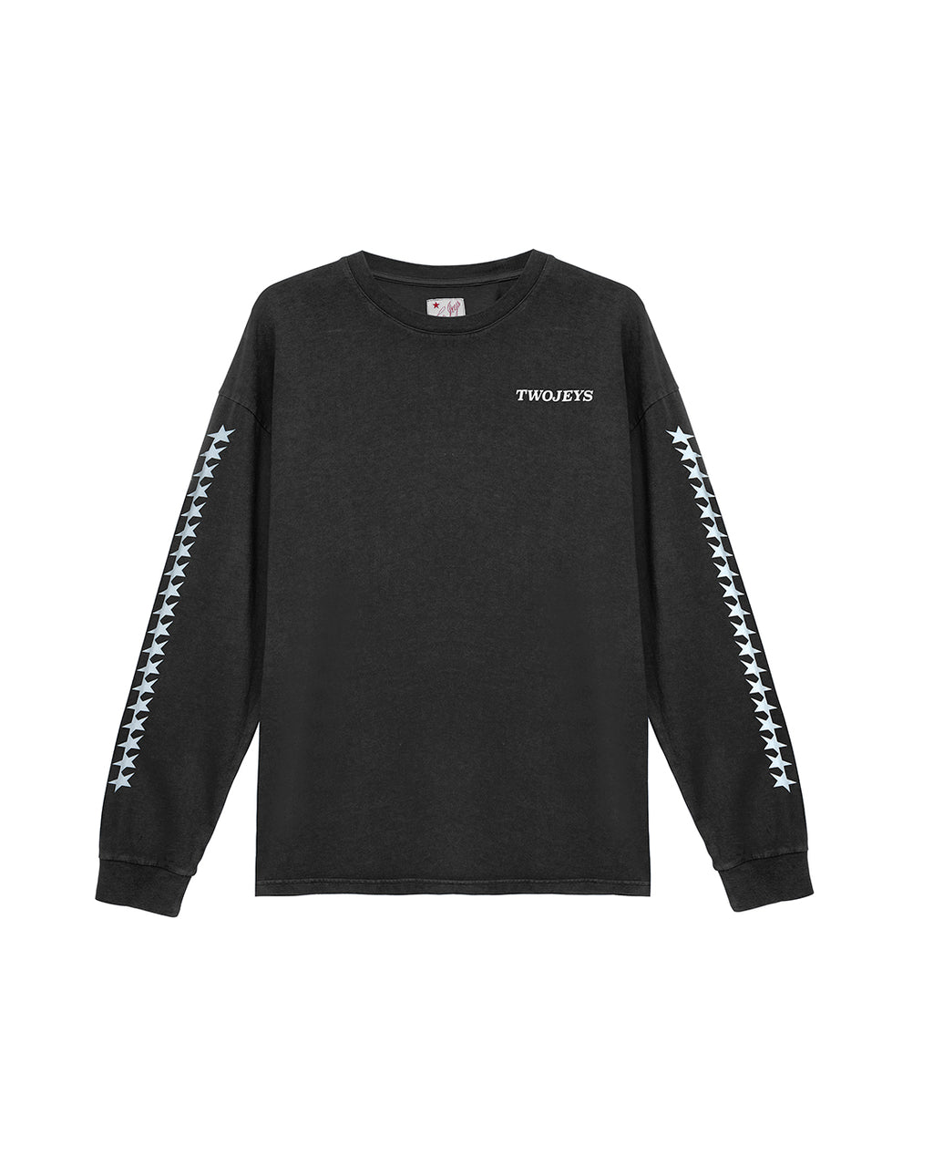 Starline Long Sleeve Tee Black – front view