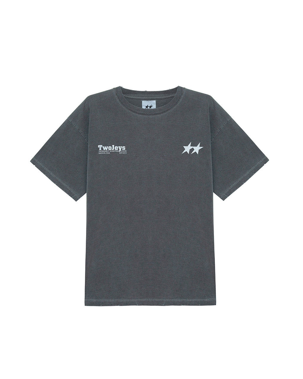 Signature Tee Ash – front view