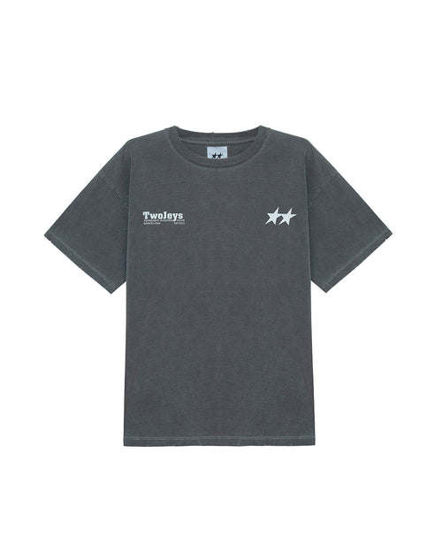 Signature Tee Ash – front view