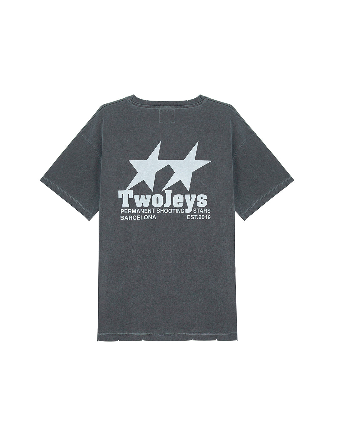 Signature Tee Ash – back view