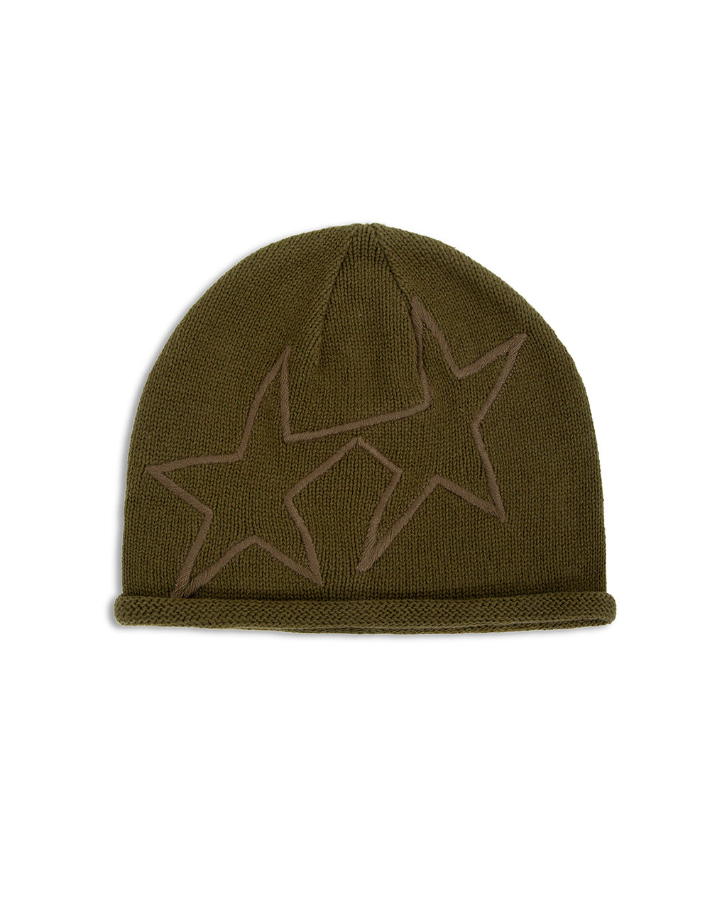 Open-end Icon Green Beanie – front view