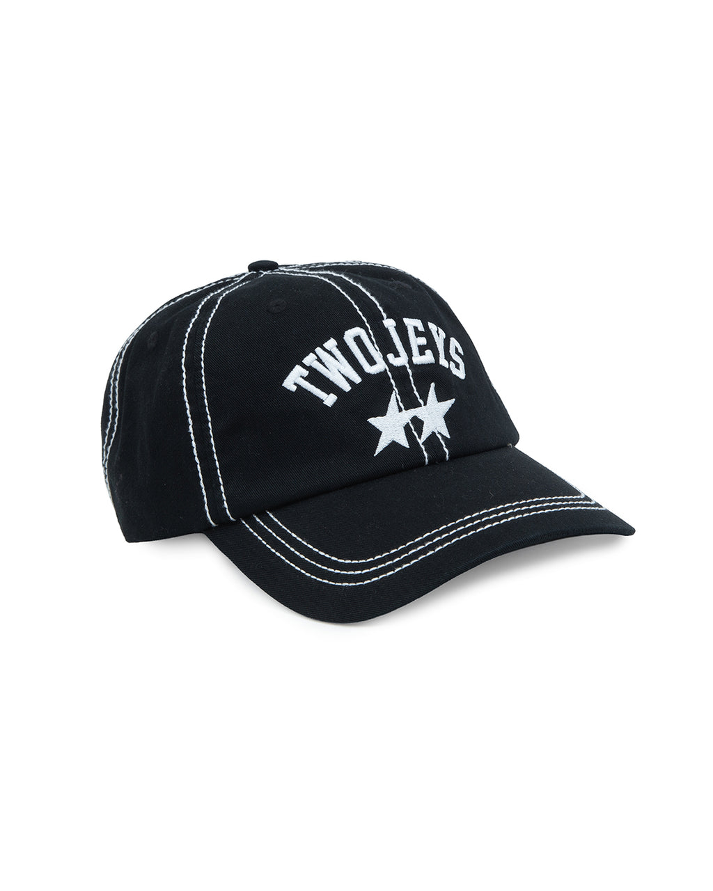 Icon Cap Contrast Black – front view