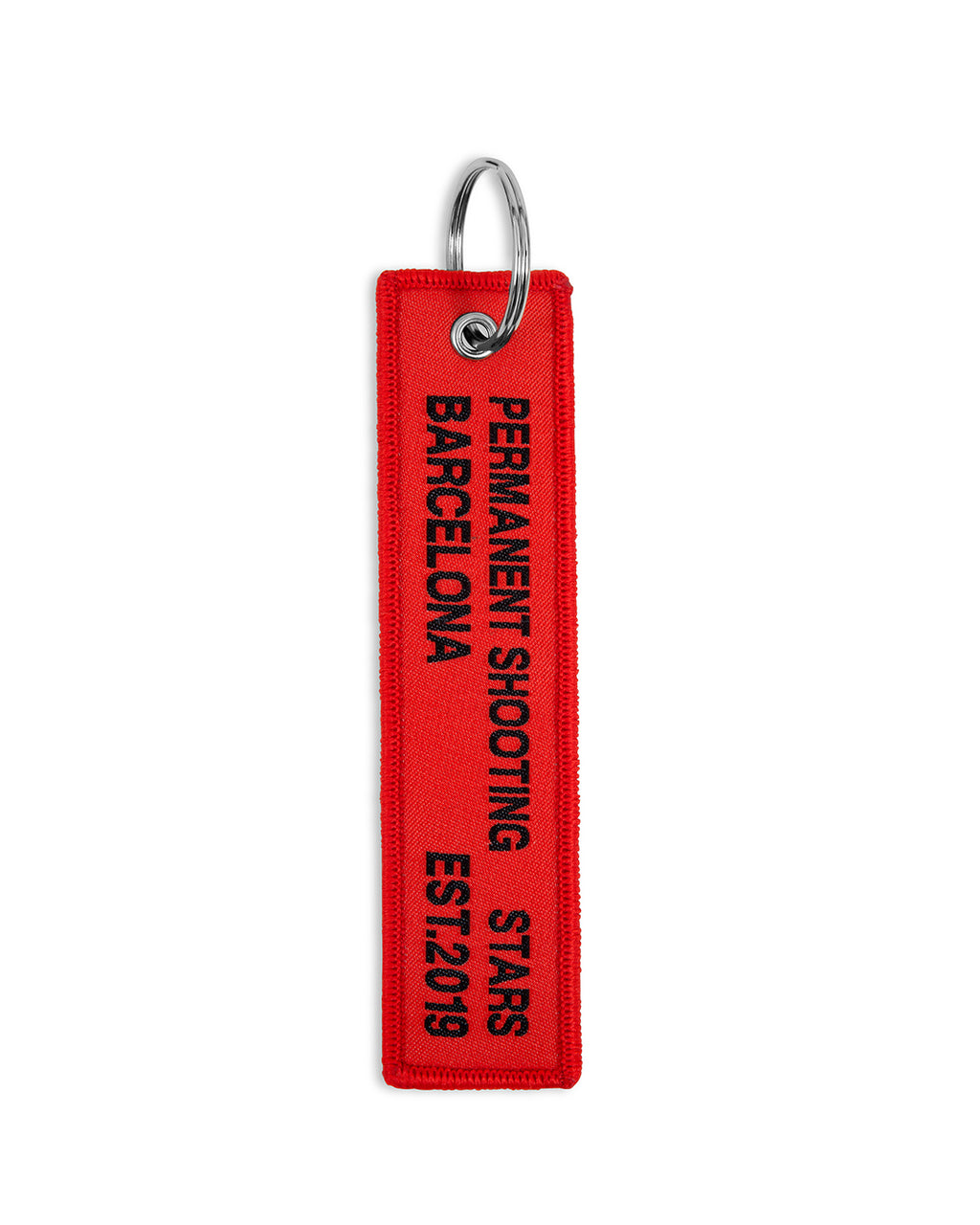 Permanent Shooting Stars Red Keychain