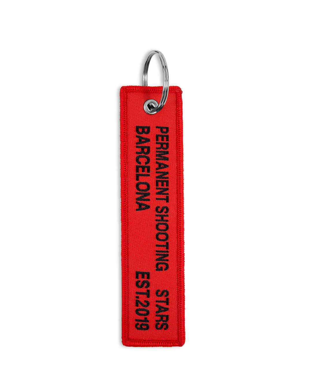 Permanent Shooting Stars Red Keychain