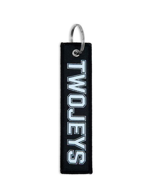 Property Of No One Black Keychain – front view