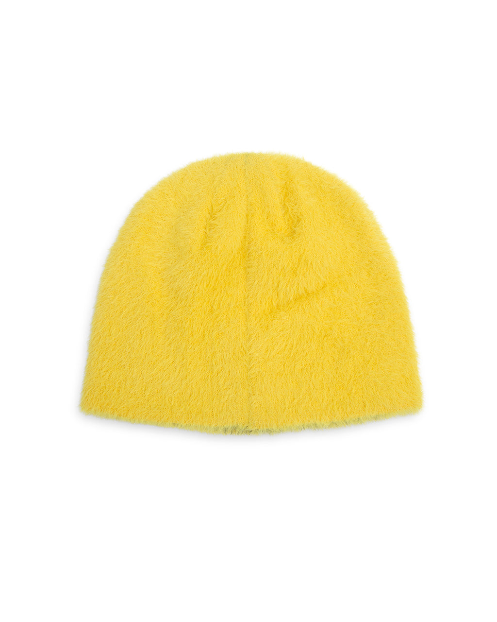 Hairy Icon Beanie Yellow – back view