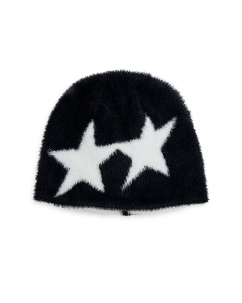 Hairy Icon Beanie Black – front view