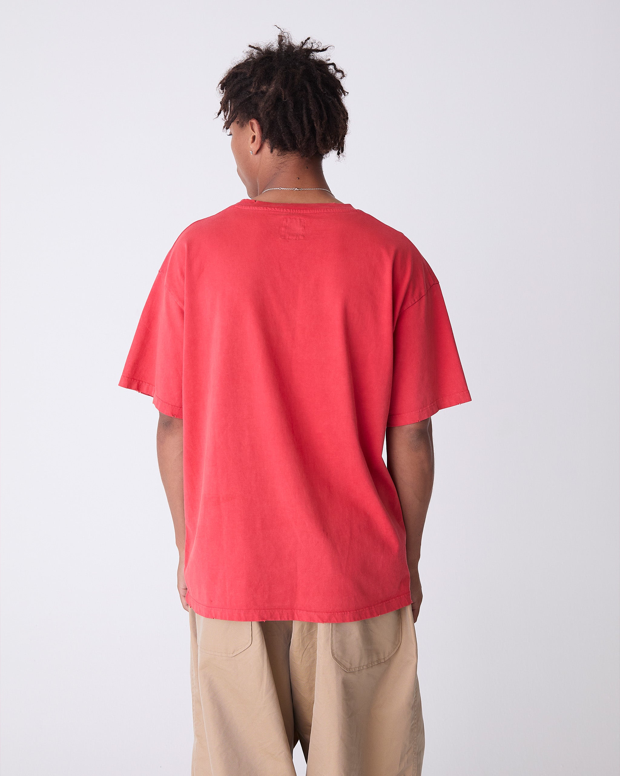 Red Graphic Stars Tee