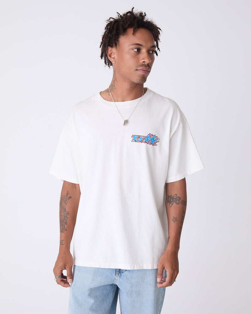 White Garage Tee