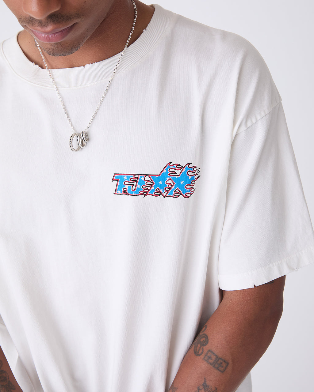White Garage Tee