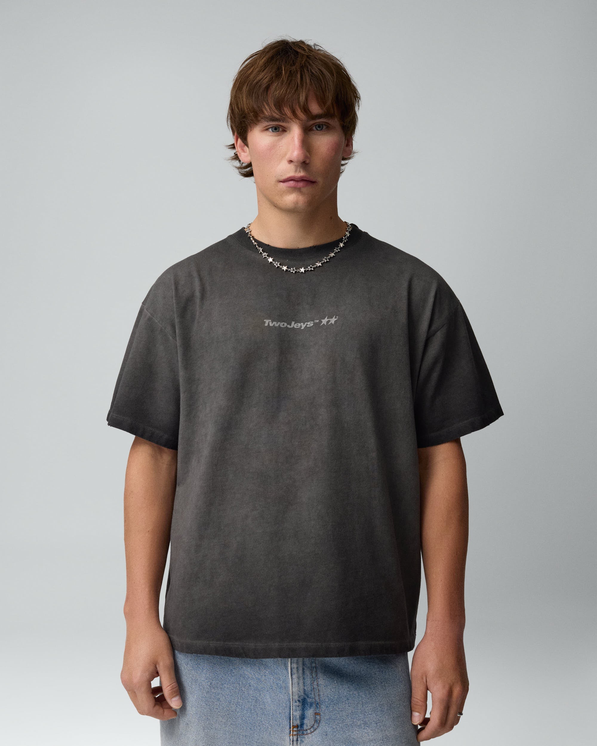 Icon Washed Black T-Shirt 1D