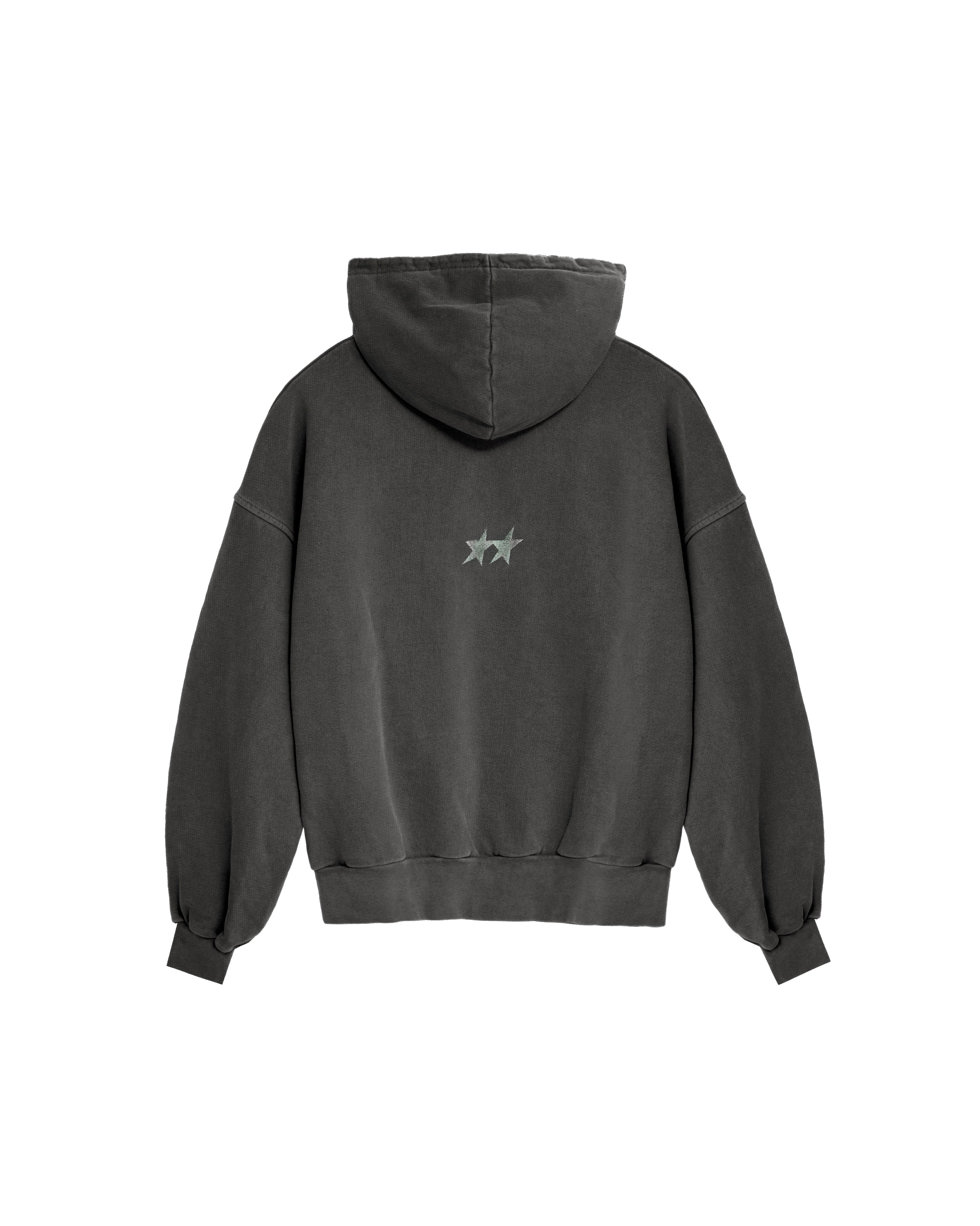 Black icon online hoodie