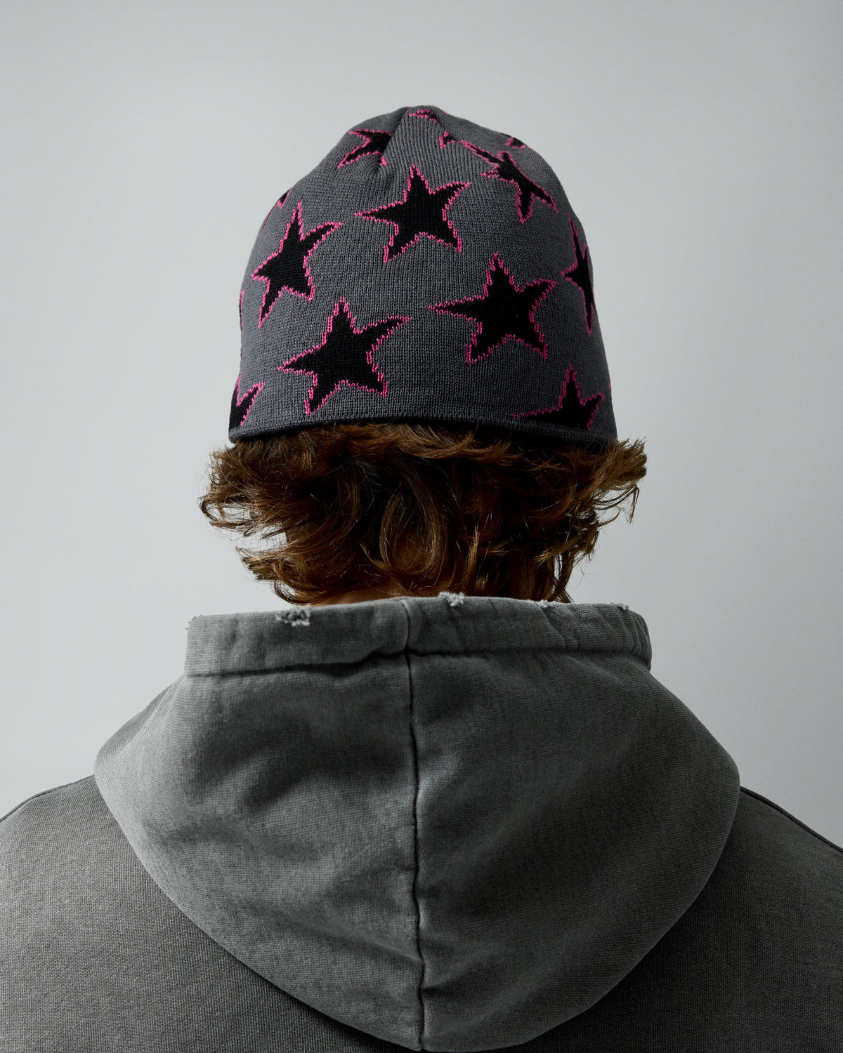 All-Over Ash Beanie – worn by model