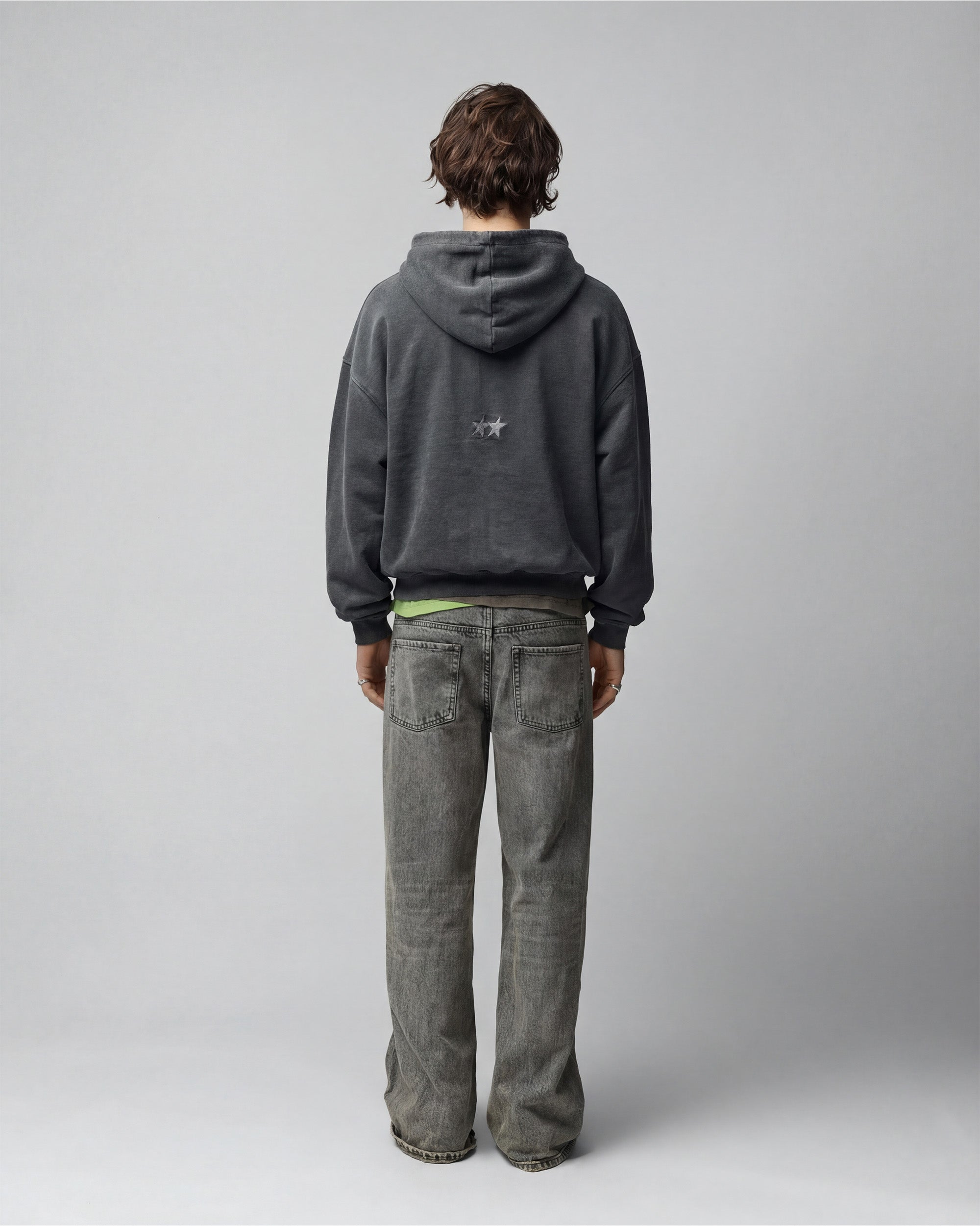 TwoJeys pigment dyed blue icon フーディー Pigment Dyed Blue Icon Hoodie – Twojeys