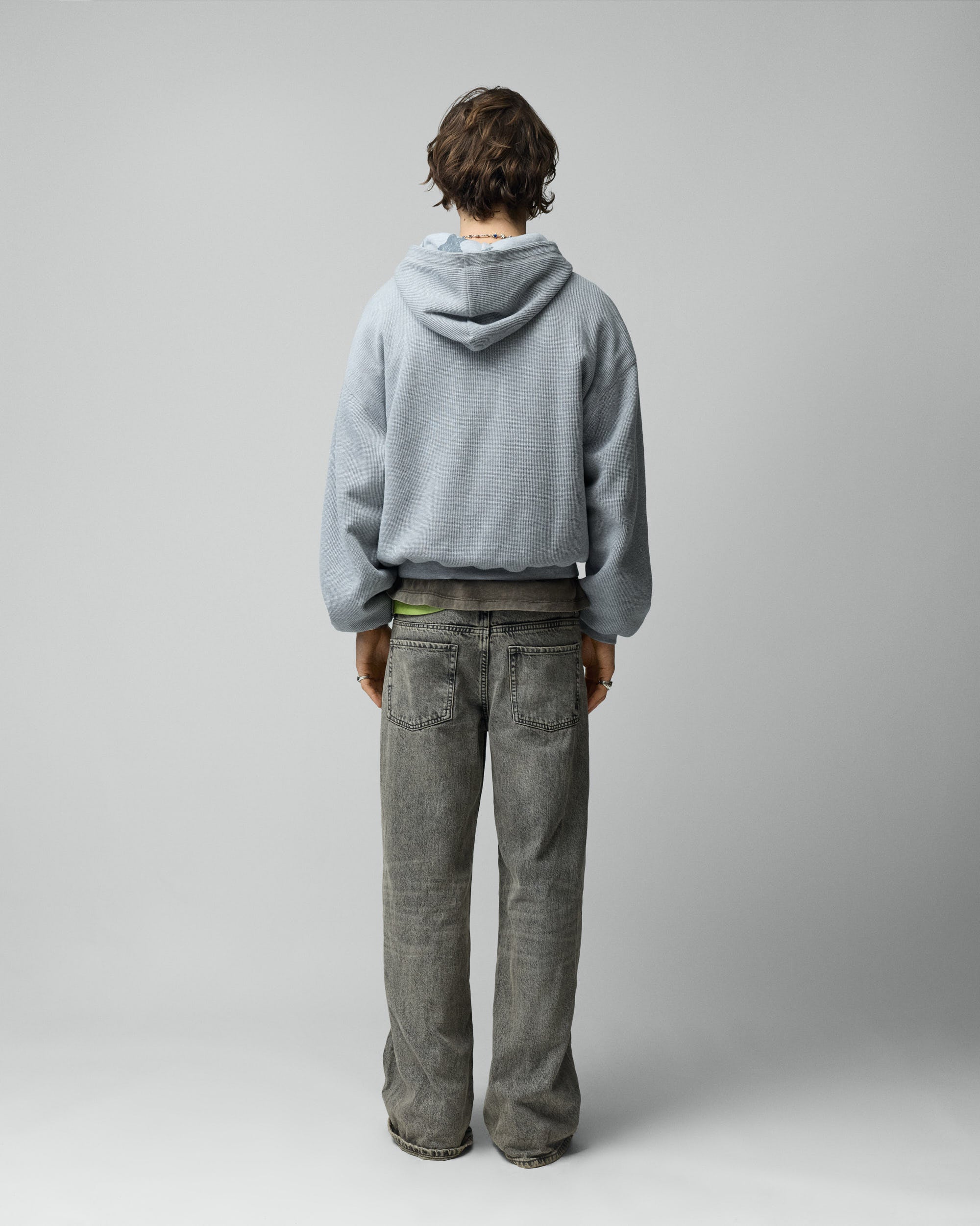 All Over Reversible Full-zip Grey Melange – Twojeys