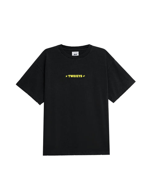 Single Stars Tee Black