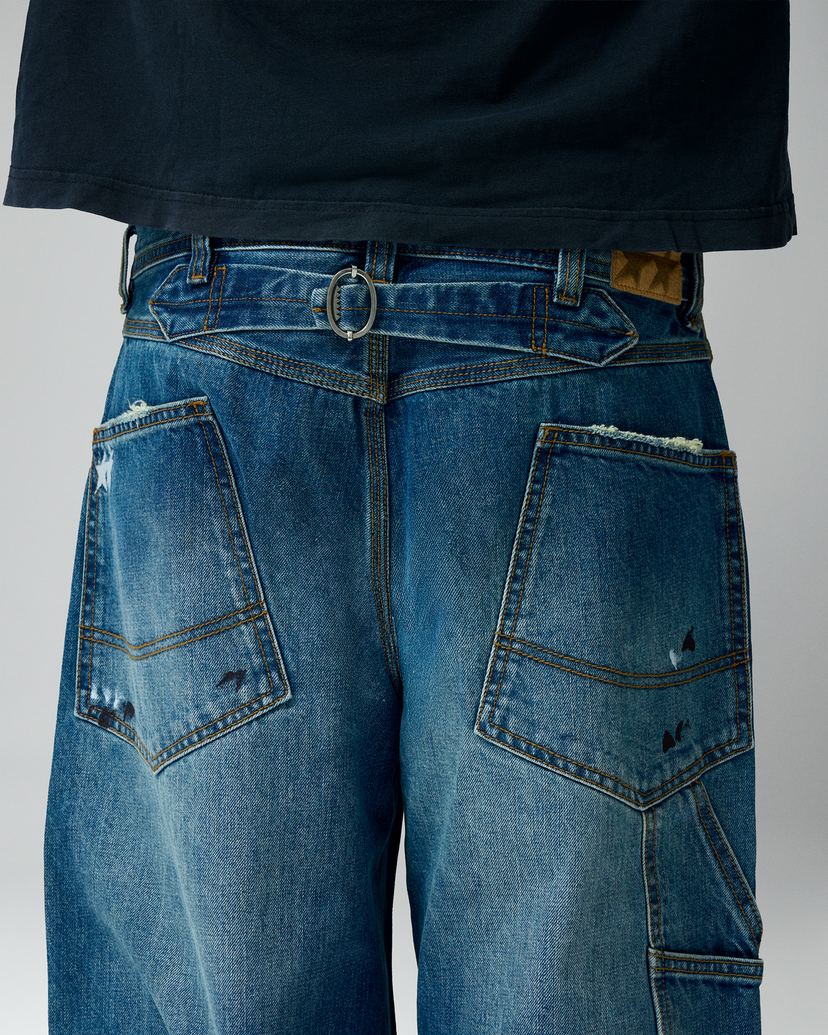 Carpenter Light Wash Denim Pants