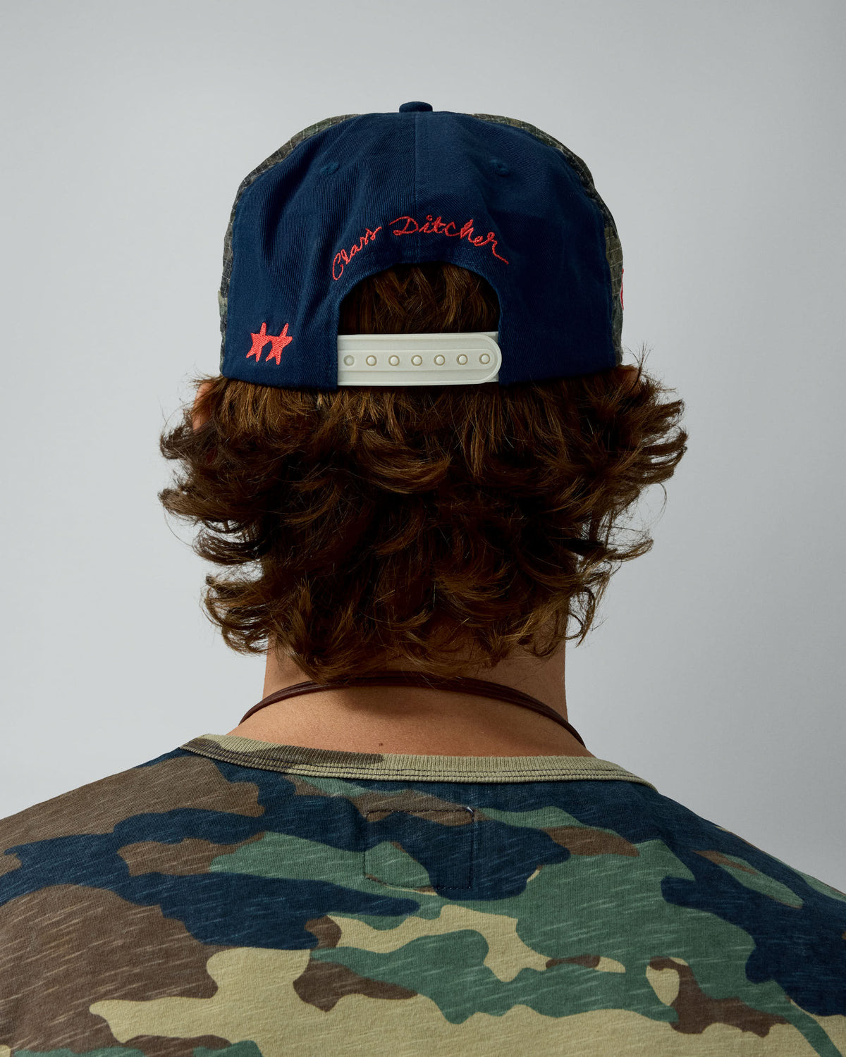 Class Ditcher Camo Cap – worn by model