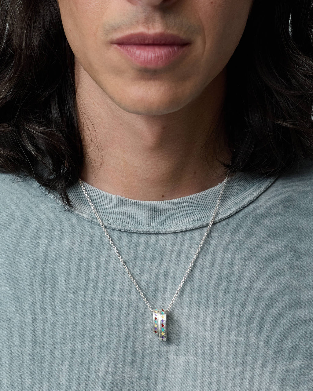 Enameled Multicolor Icon Link L