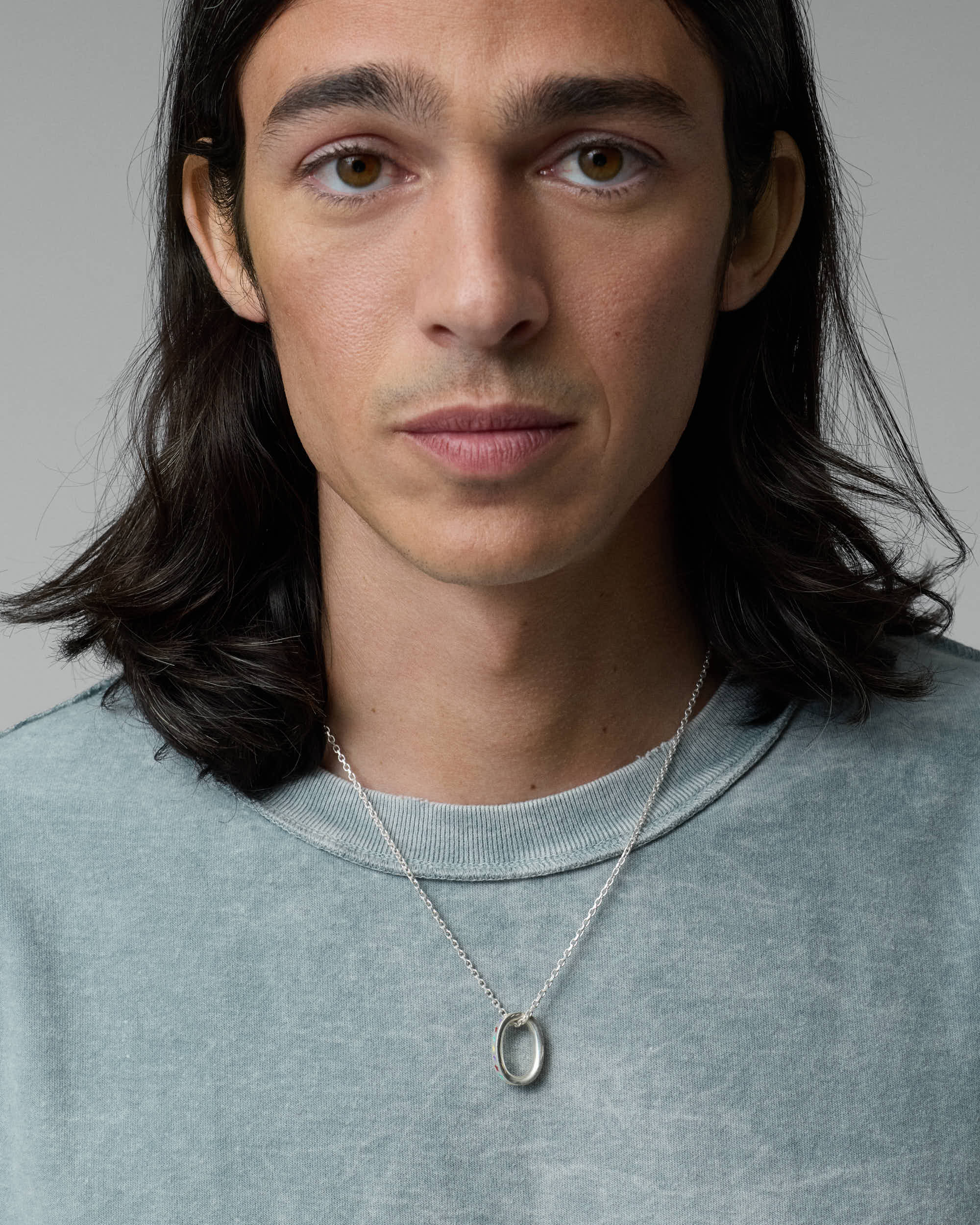 Enameled Multicolor Icon Link L