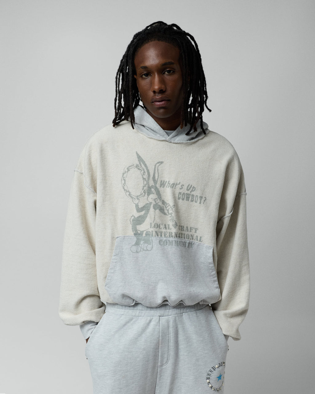 Local Craft Hoodie Grey Melange
