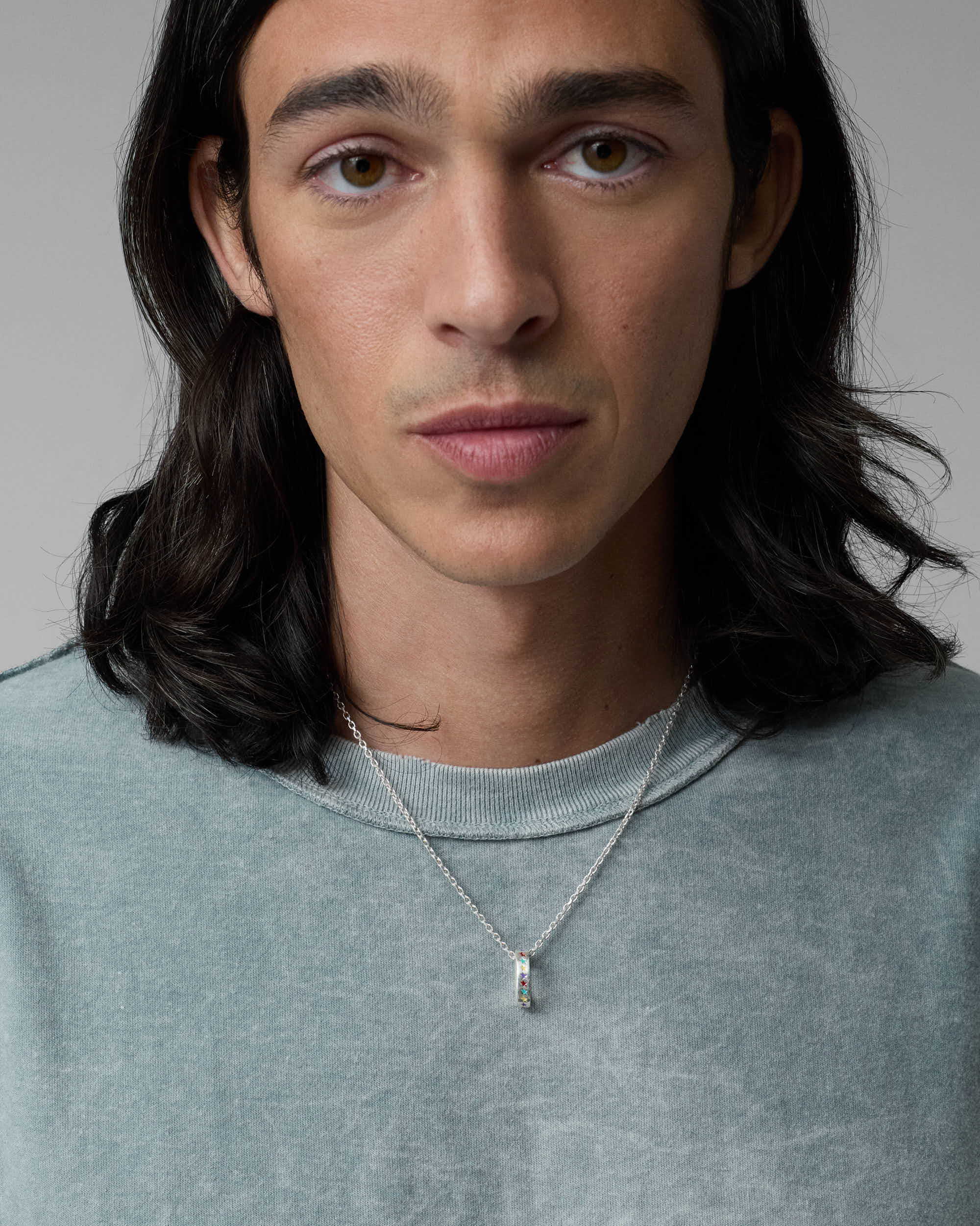 Enameled Multicolor Icon Link M