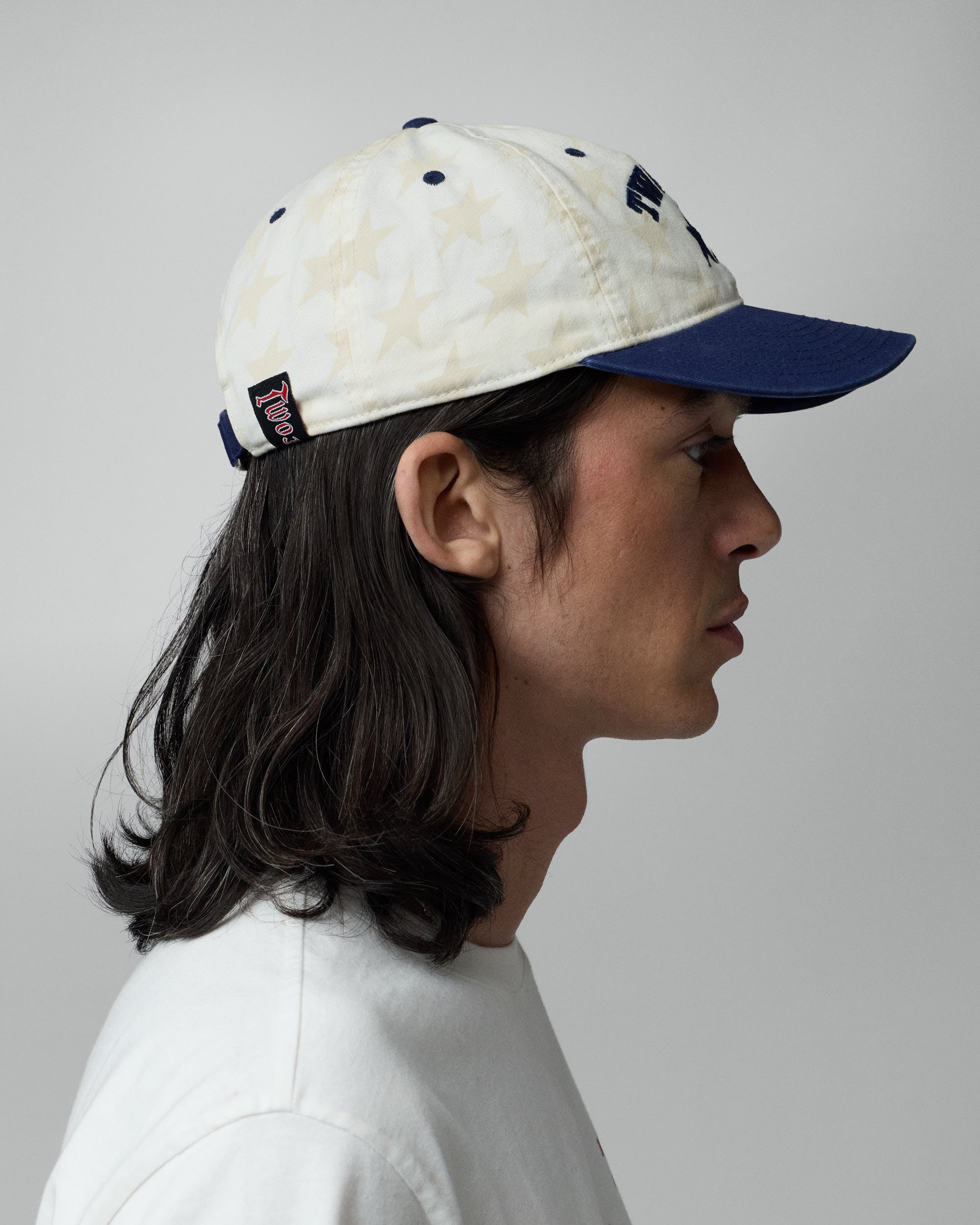 All-Over White Dad Cap