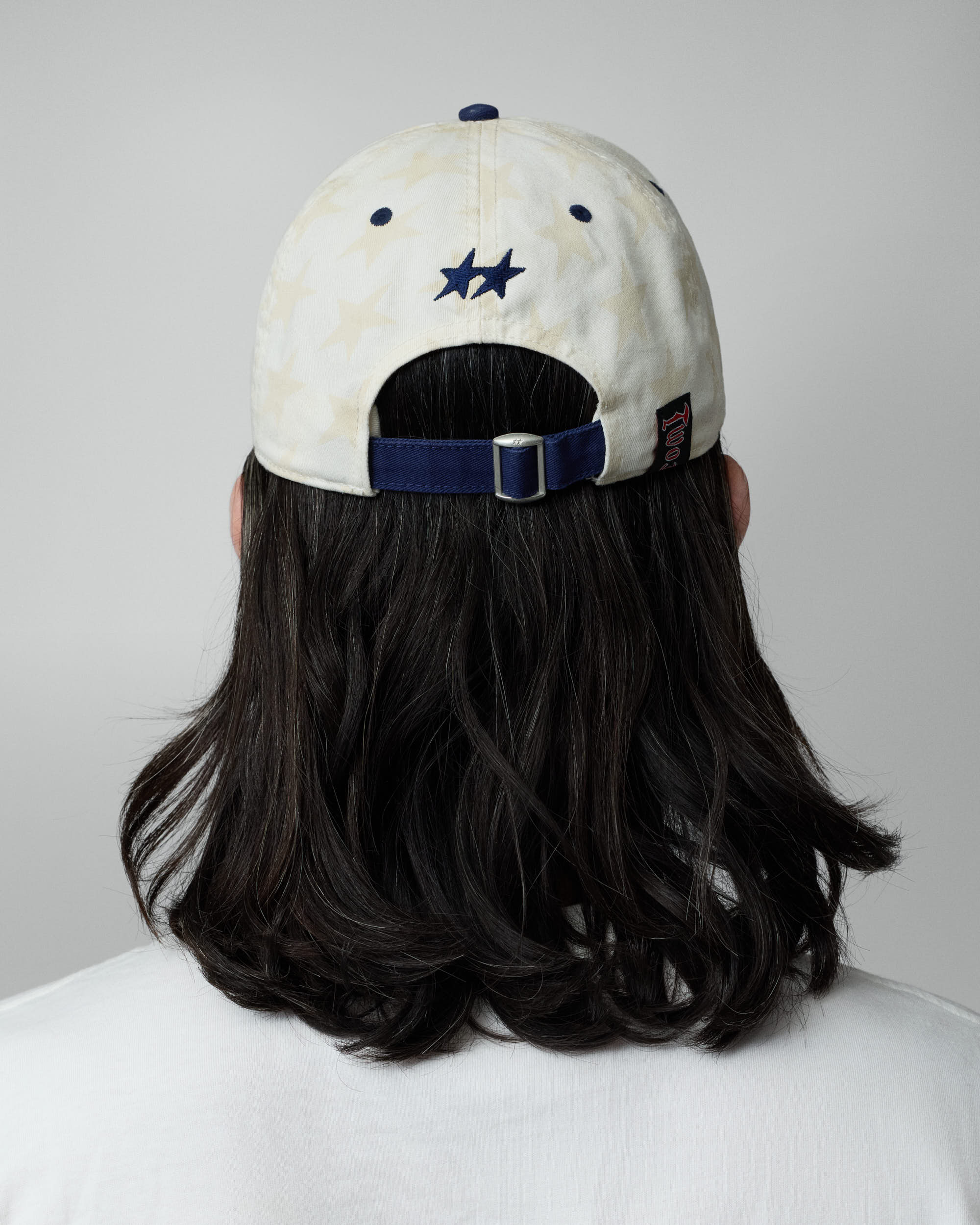 All-Over White Dad Cap