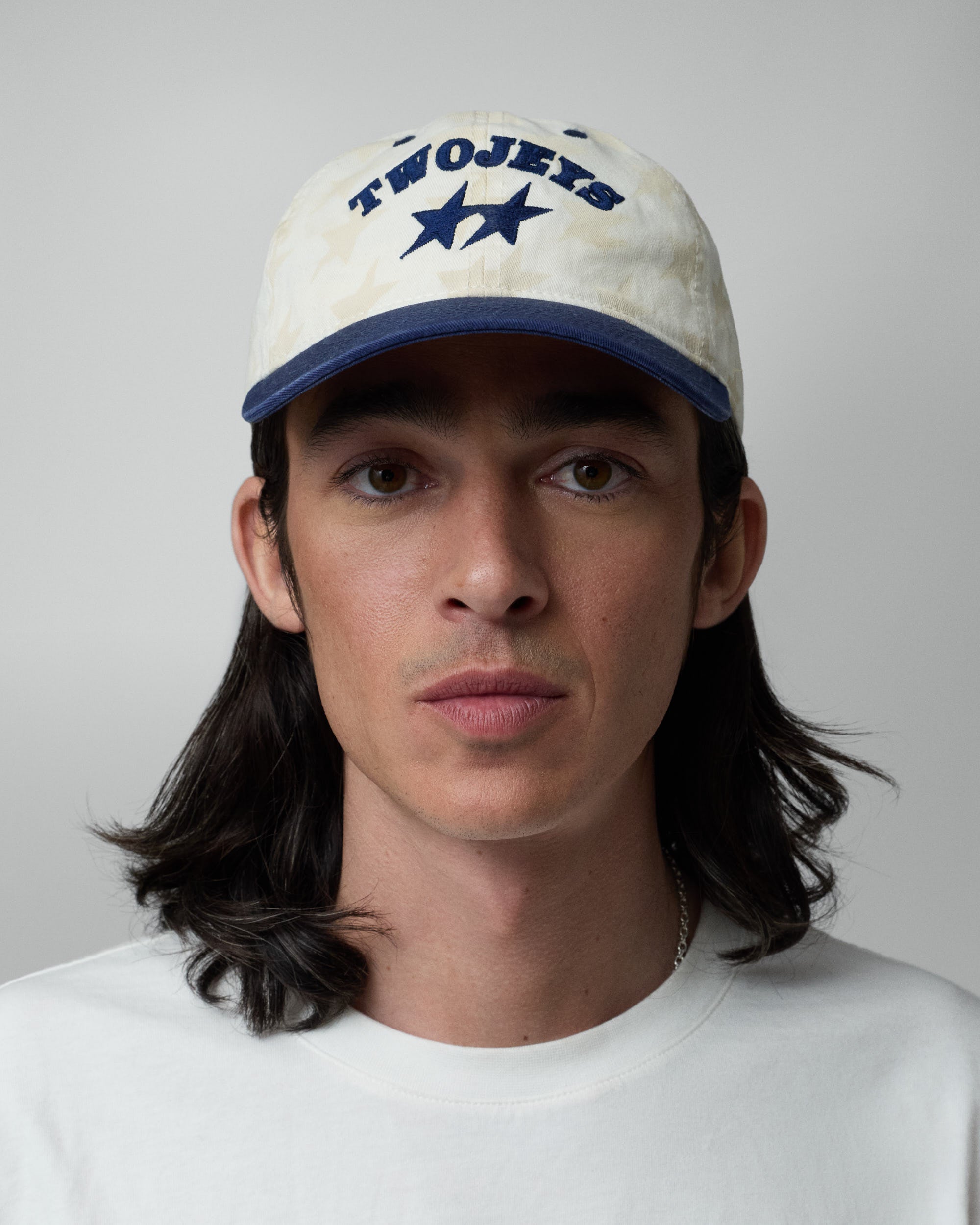 All-Over White Dad Cap