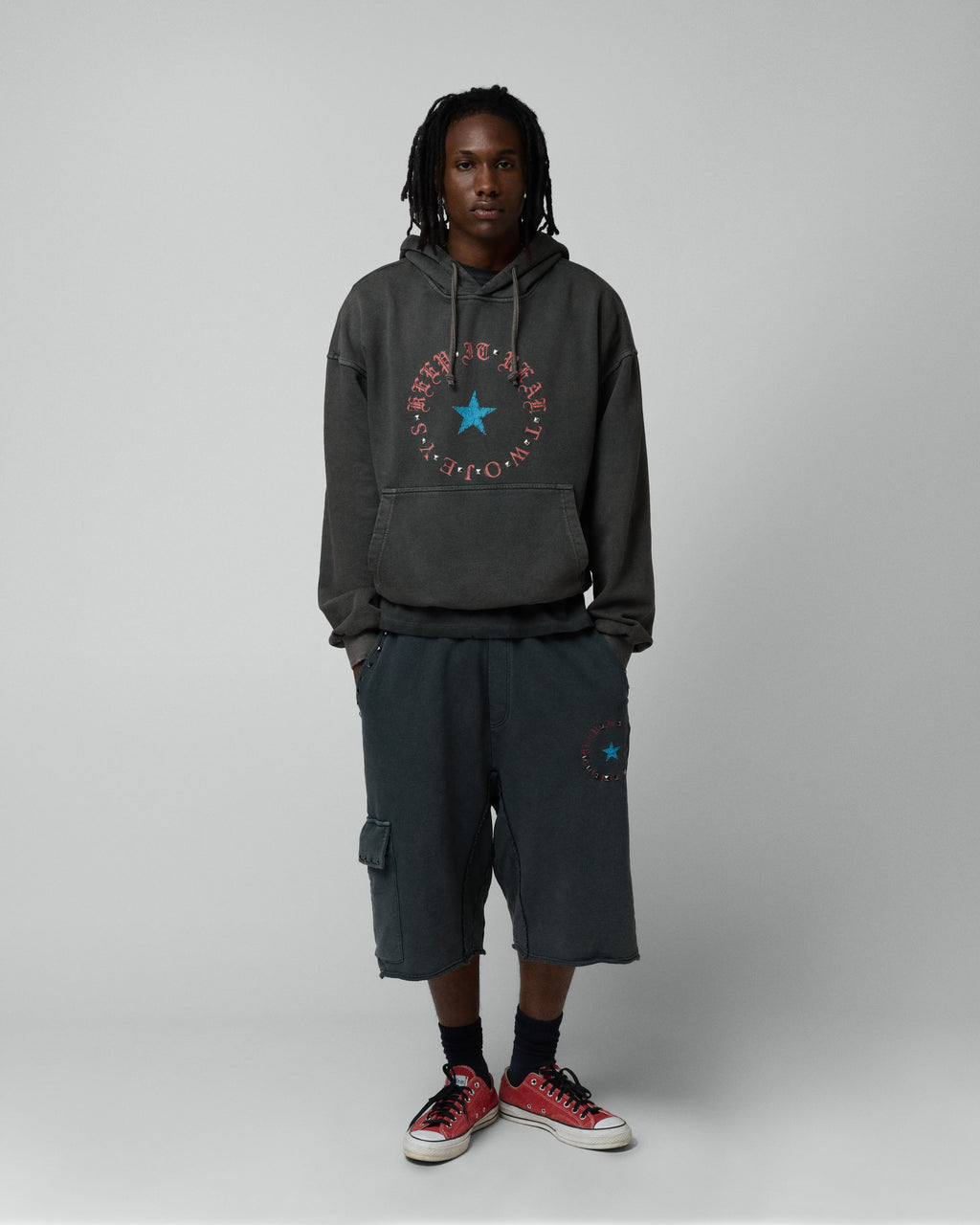 Keep it Real Black Short Sweatpants