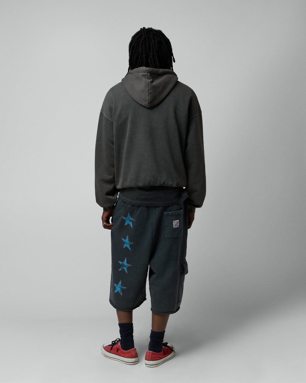 Keep it Real Black Short Sweatpants