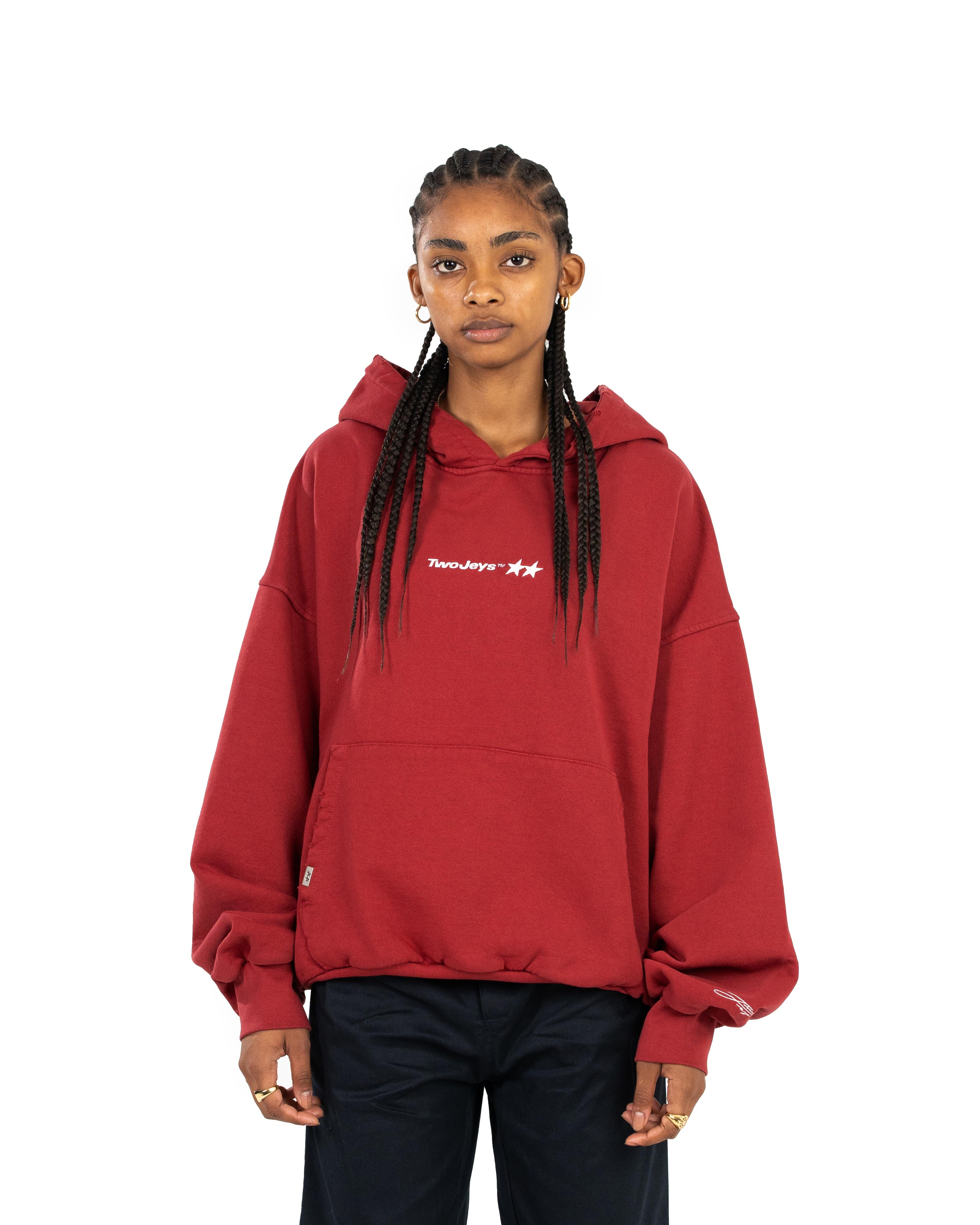 Icon Washed Red Hoodie