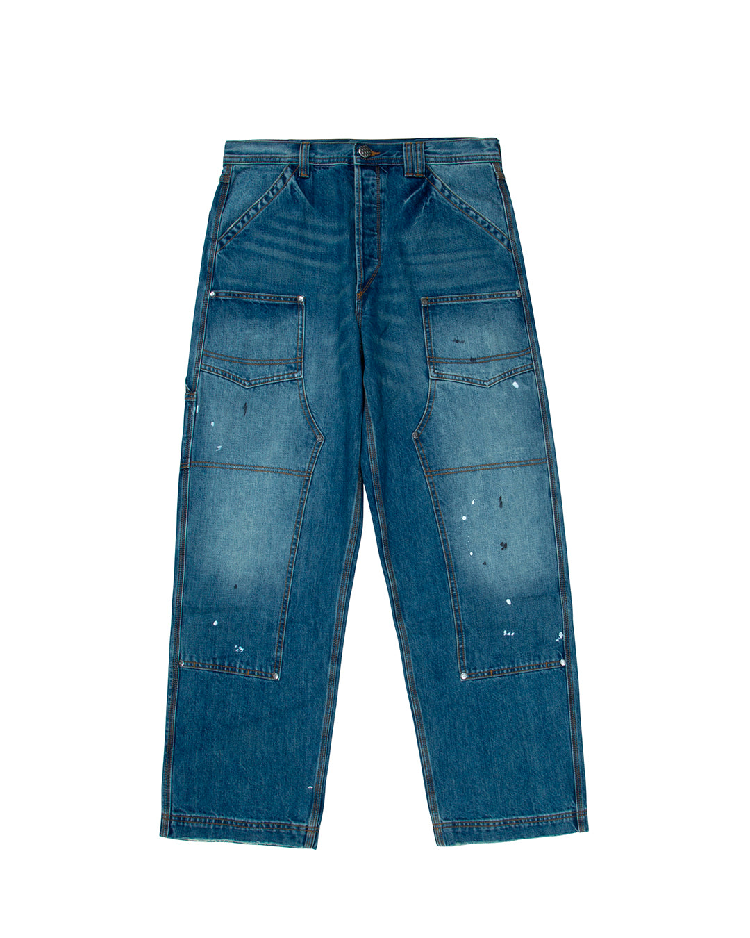 Carpenter Light Wash Denim Pants – vista frontal