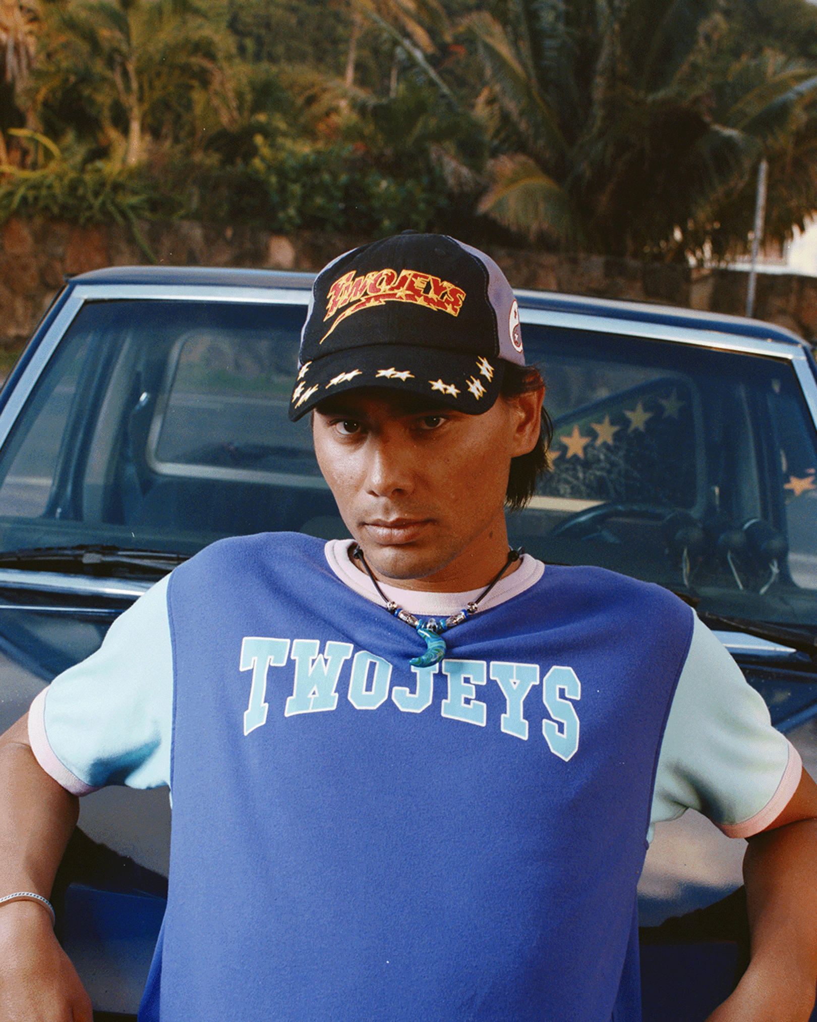 Embroidered Purple Dad Cap