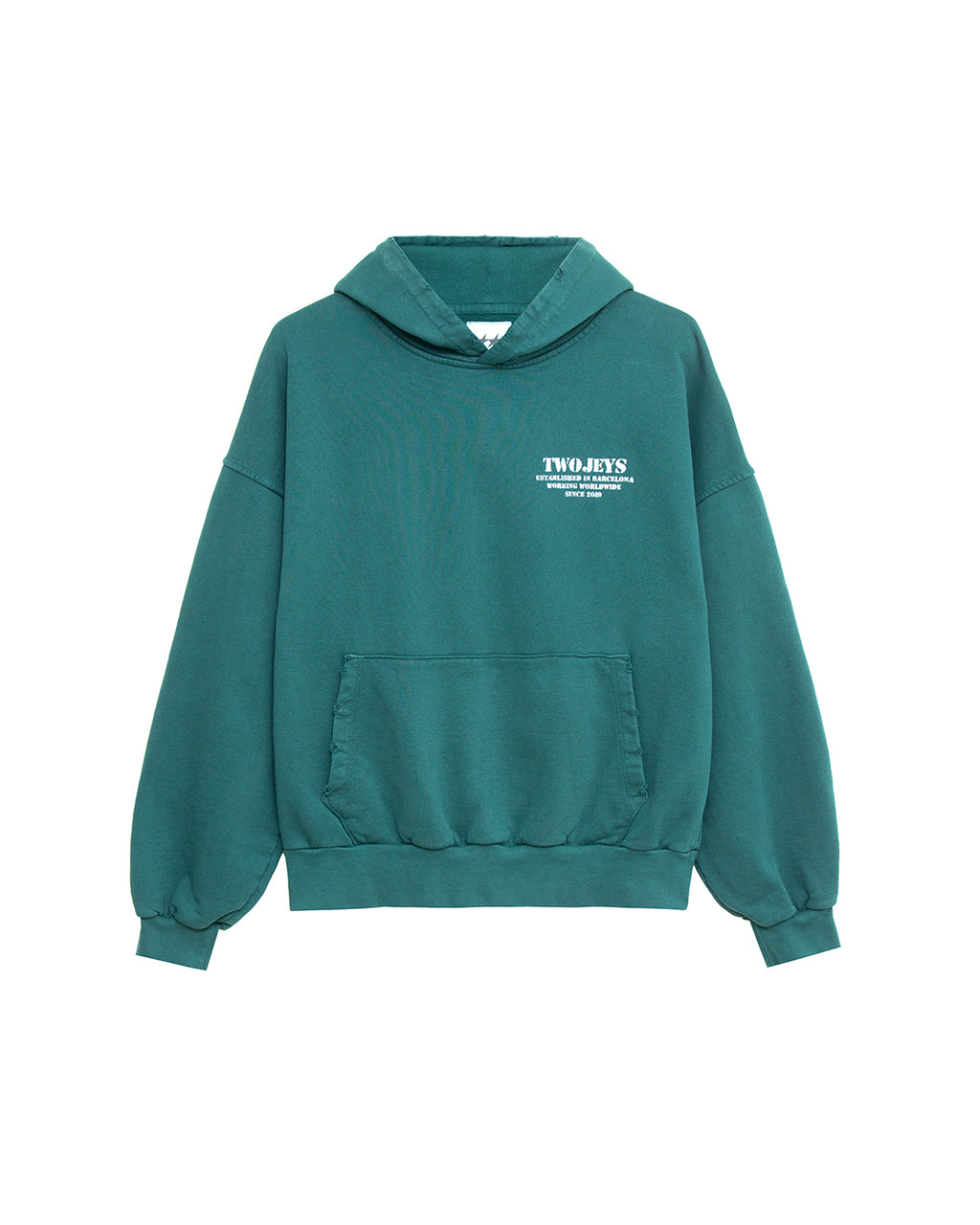 Caballo Ganador Hoodie Army Green – front view
