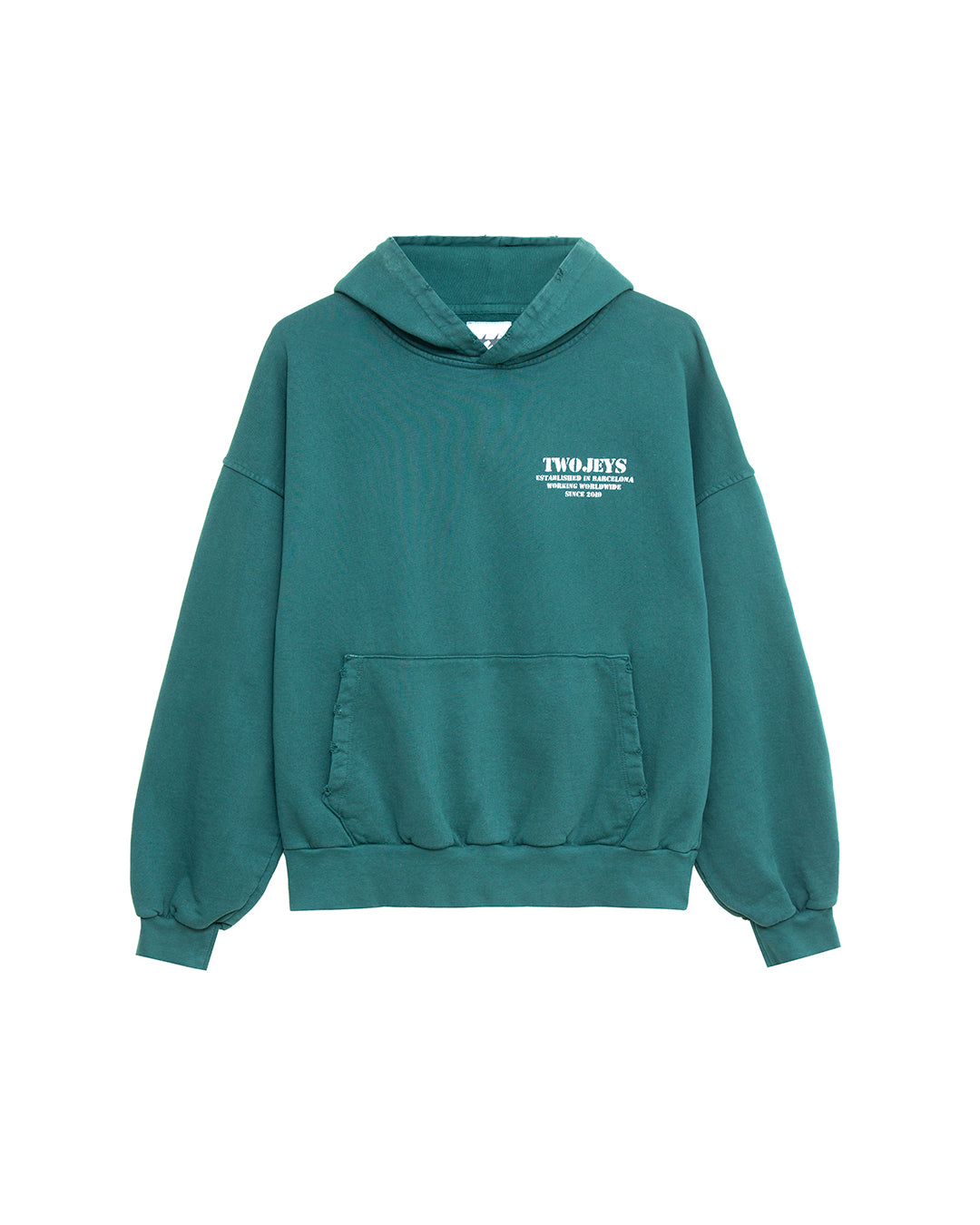 Caballo Ganador Hoodie Army Green – front view