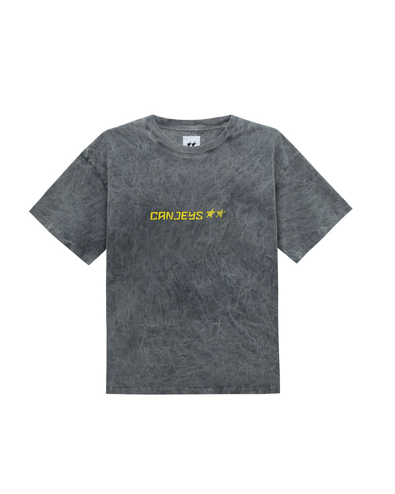 Can Jeys Washed Black T-Shirt