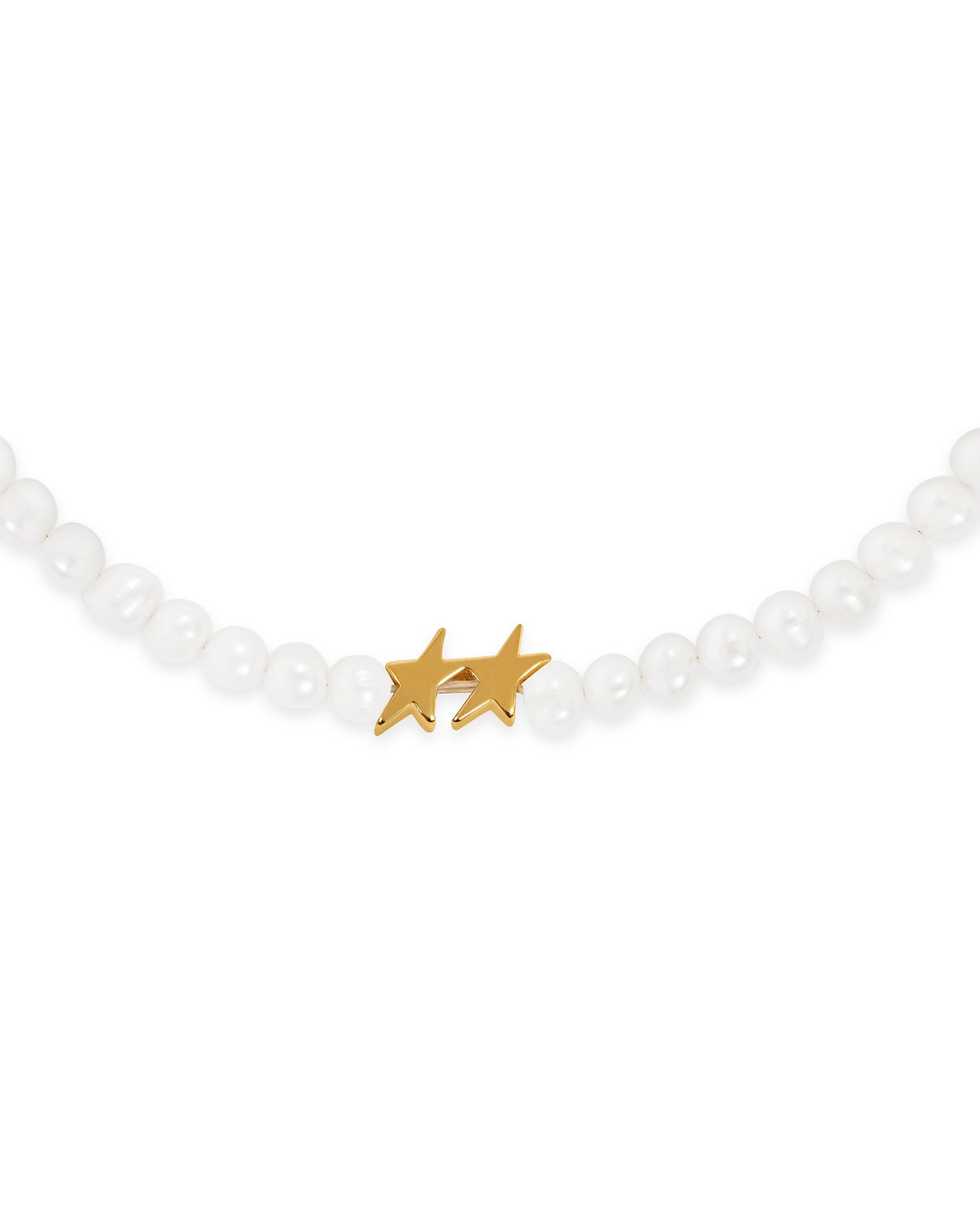 Signature Pearl Necklace Gold