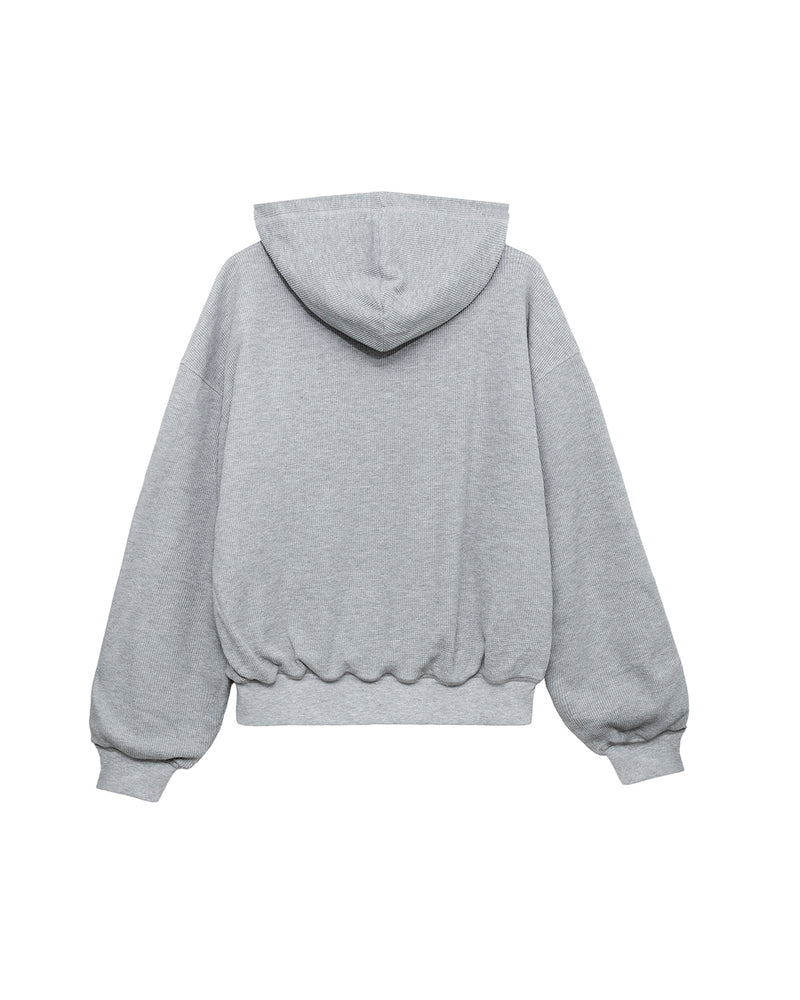 All-over Icon Full-zip Grey Melange