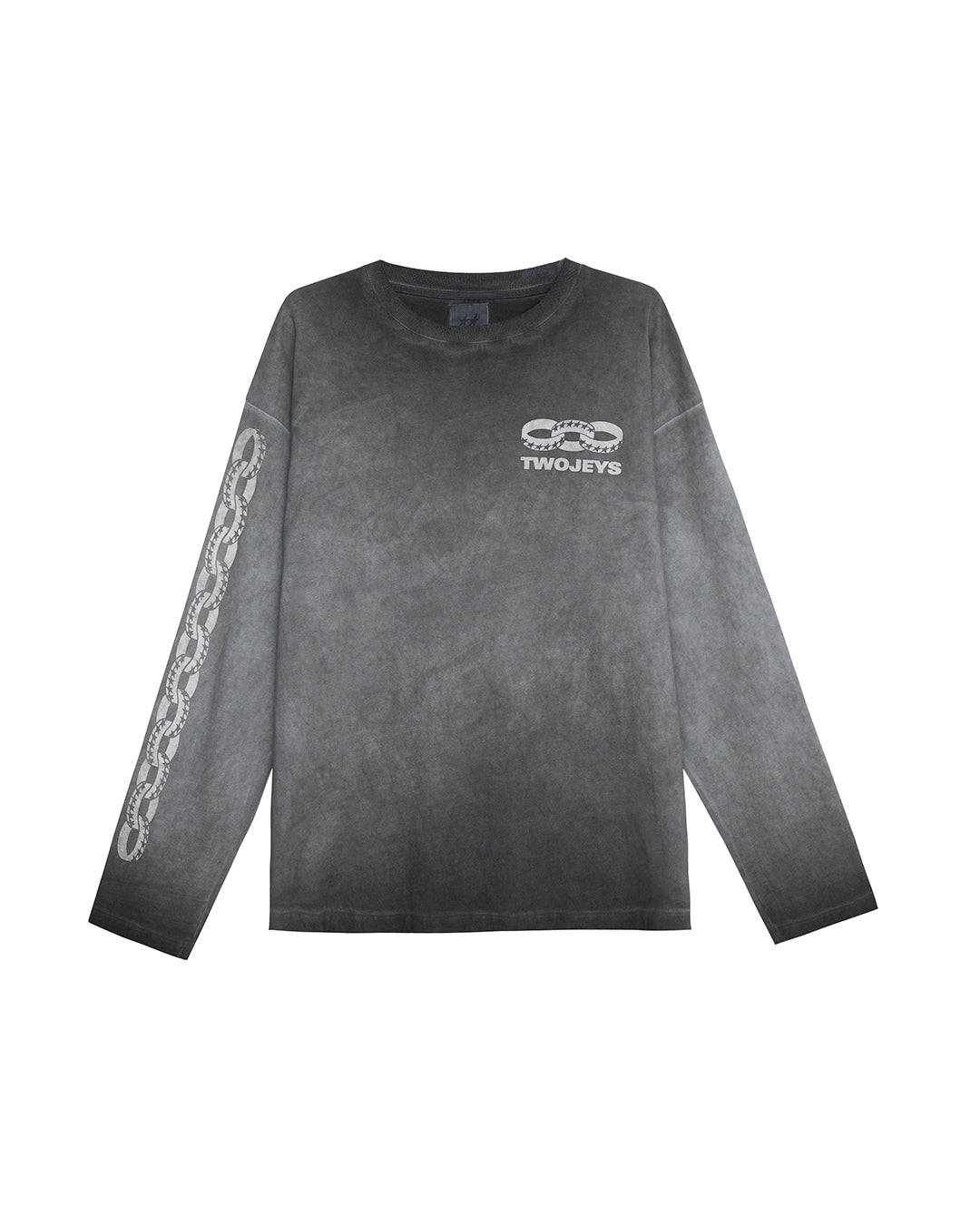 Black Icon Chain Long Sleeve Tee