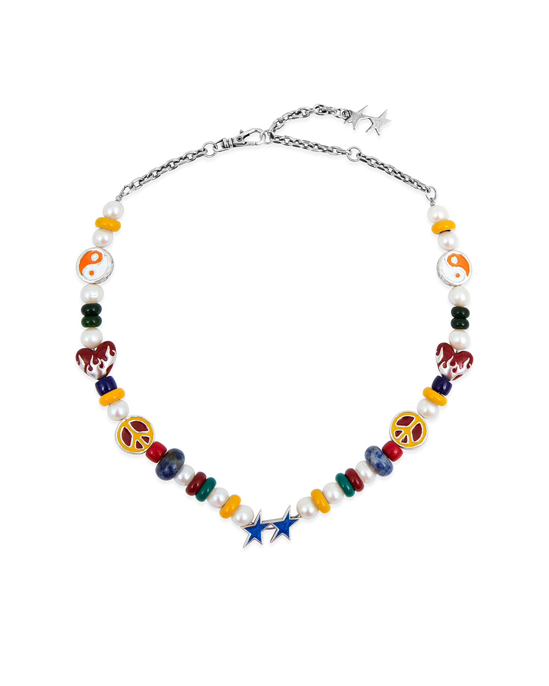 Collier Yin Yang Flame
