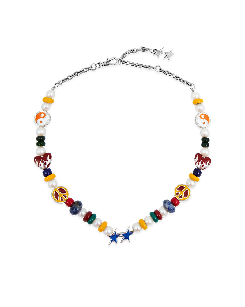 Yin Yang Flame Necklace