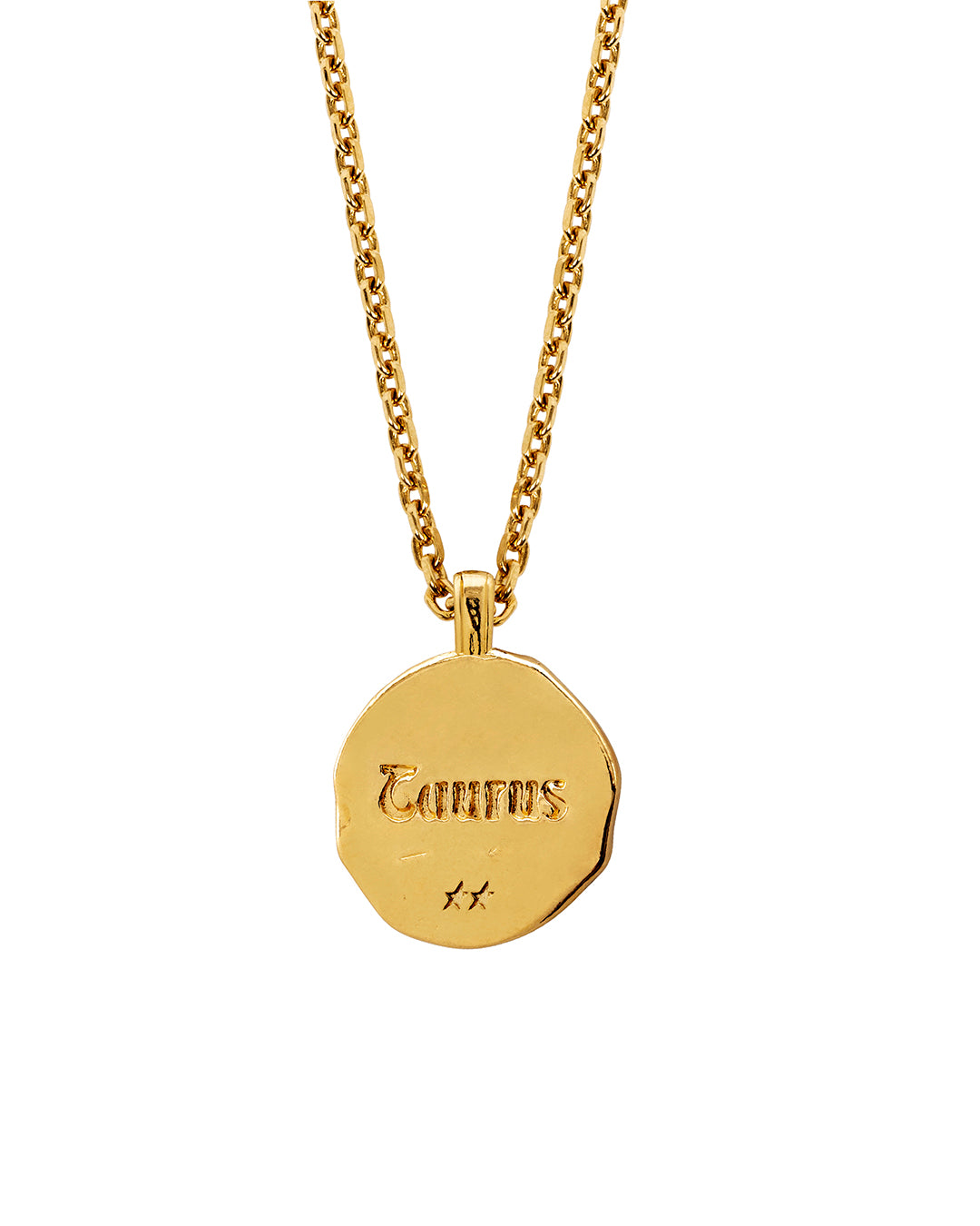 Taurus Zodiac Necklace in 9ct Gold | Gold Boutique