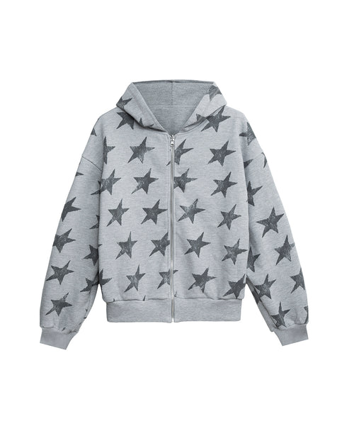 All Over Reversible Full-zip Grey Melange – Twojeys