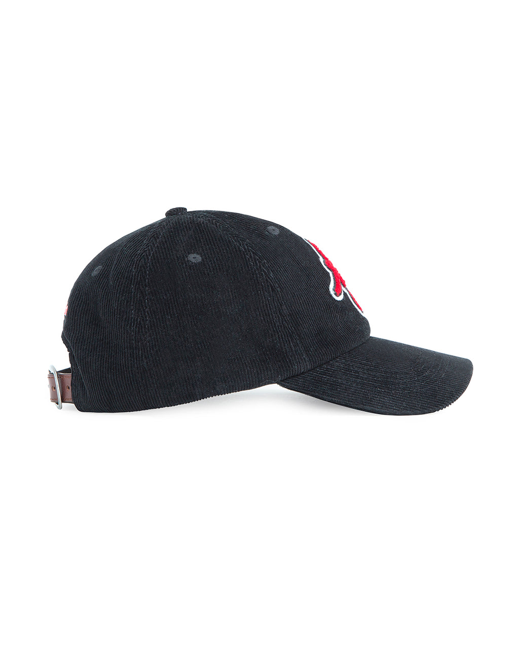 TJ Initials Corduroy Black Cap