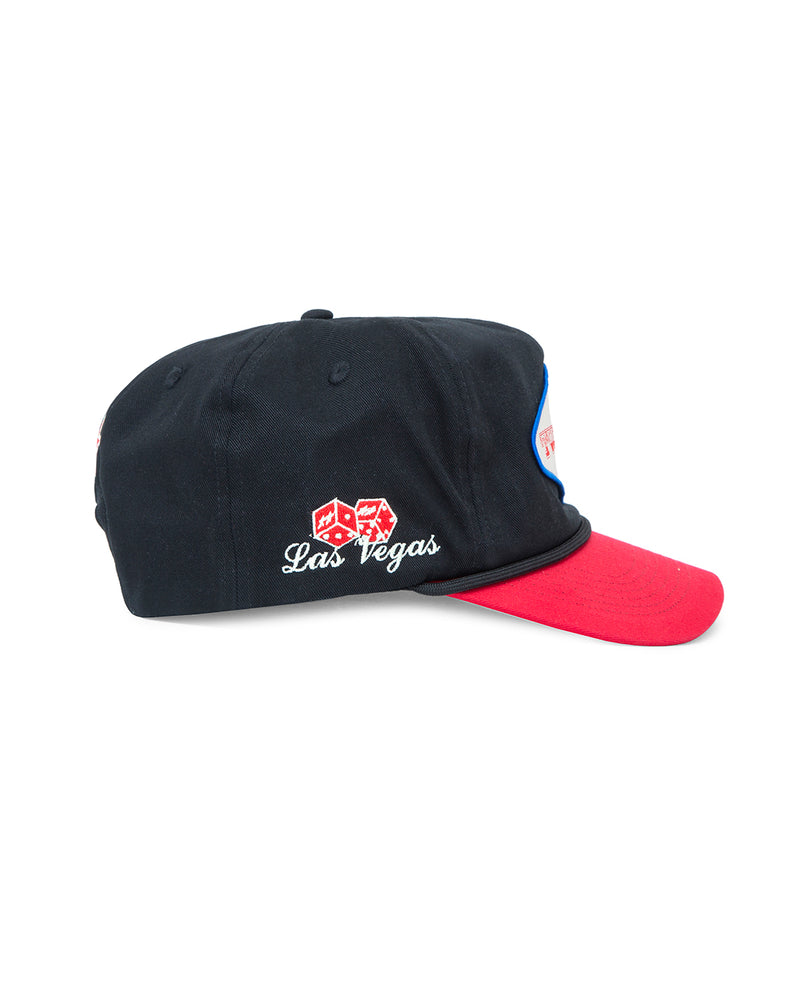 Las Vegas Black Racing Cap